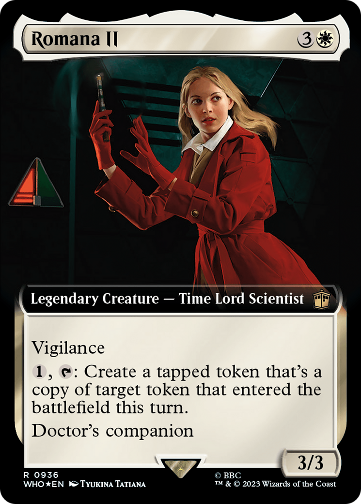 Romana II (Extended Art) (Surge Foil) [Doctor Who] | Deep Dive Games St. Marys