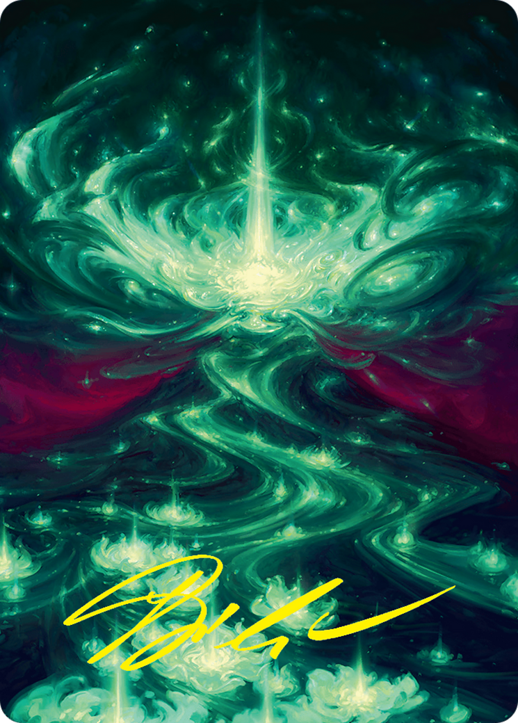 Genesis Wave Art Card (54/54) (Gold-Stamped Signature) [Foundations Art Series] | Deep Dive Games St. Marys