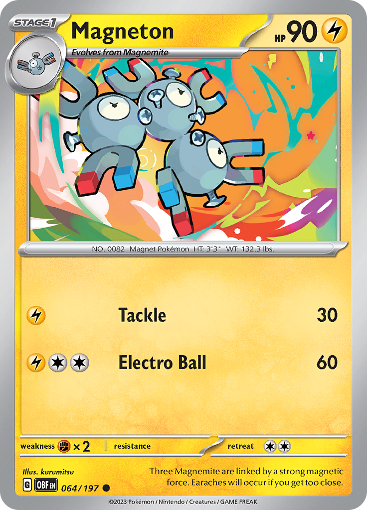 Magneton (064/197) [Scarlet & Violet: Obsidian Flames] | Deep Dive Games St. Marys