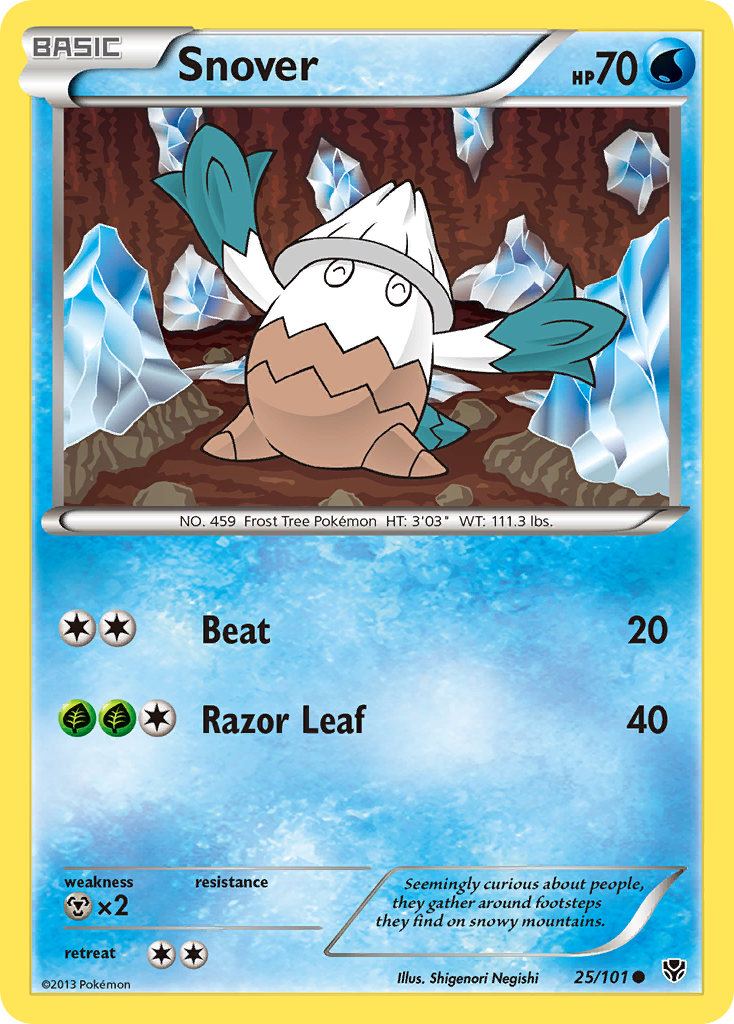Snover (25/101) [Black & White: Plasma Blast] | Deep Dive Games St. Marys