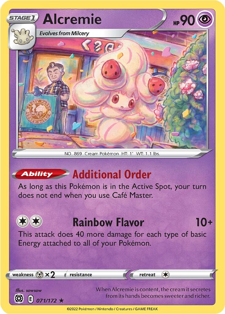 Alcremie (071/172) [Sword & Shield: Brilliant Stars] | Deep Dive Games St. Marys