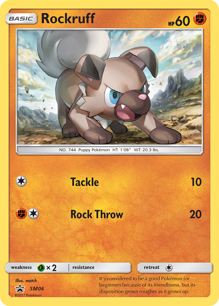 Rockruff (SM06) [Sun & Moon: Black Star Promos] | Deep Dive Games St. Marys