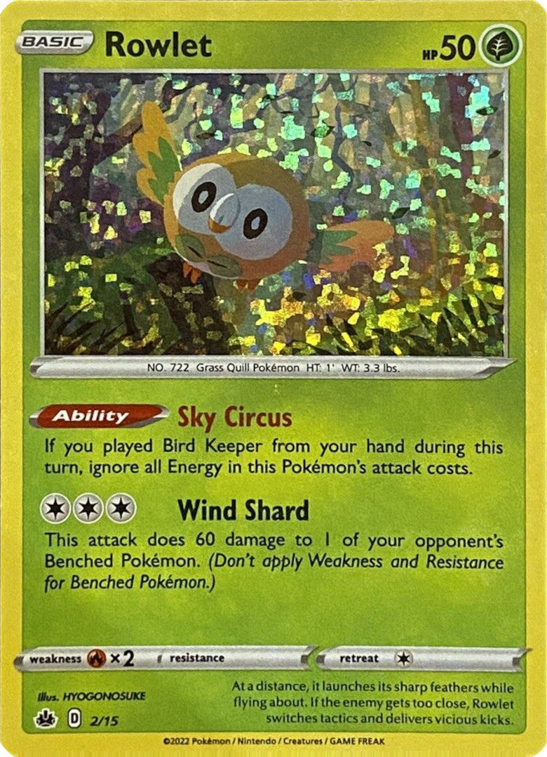 Rowlet (2/15) [McDonald's Promos: Match Battle] | Deep Dive Games St. Marys