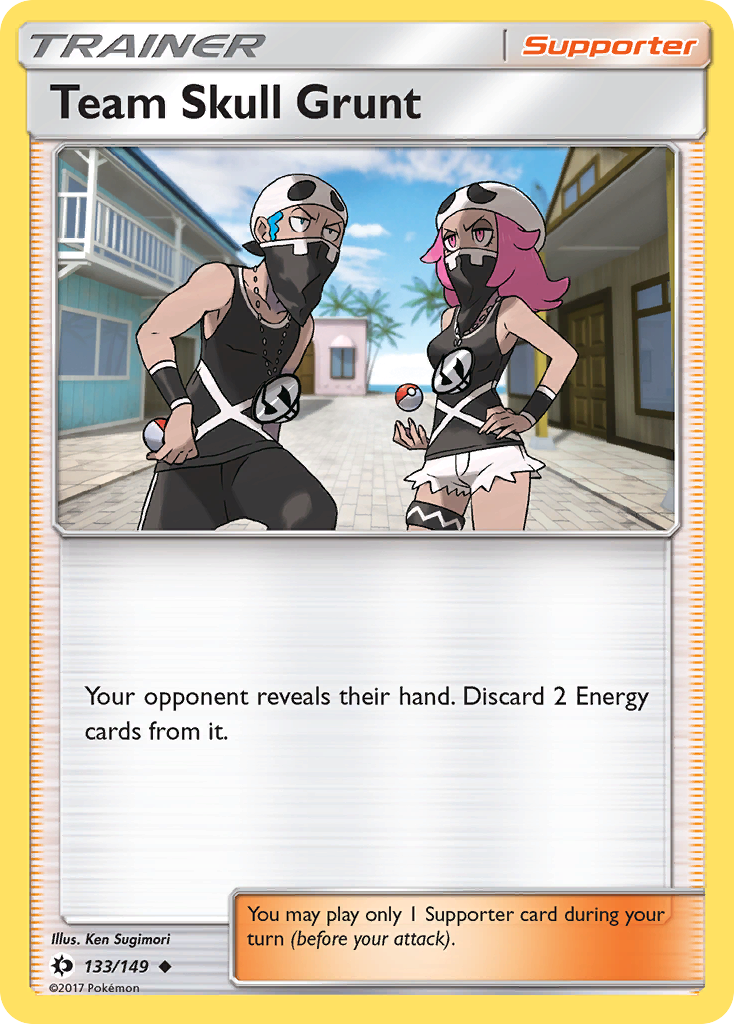 Team Skull Grunt (133/149) [Sun & Moon: Base Set] | Deep Dive Games St. Marys