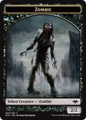 Zombie (007) // Serra the Benevolent Emblem (020) Double-Sided Token [Modern Horizons Tokens] | Deep Dive Games St. Marys