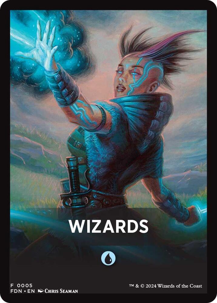 Wizards Theme Card [Foundations Tokens] | Deep Dive Games St. Marys