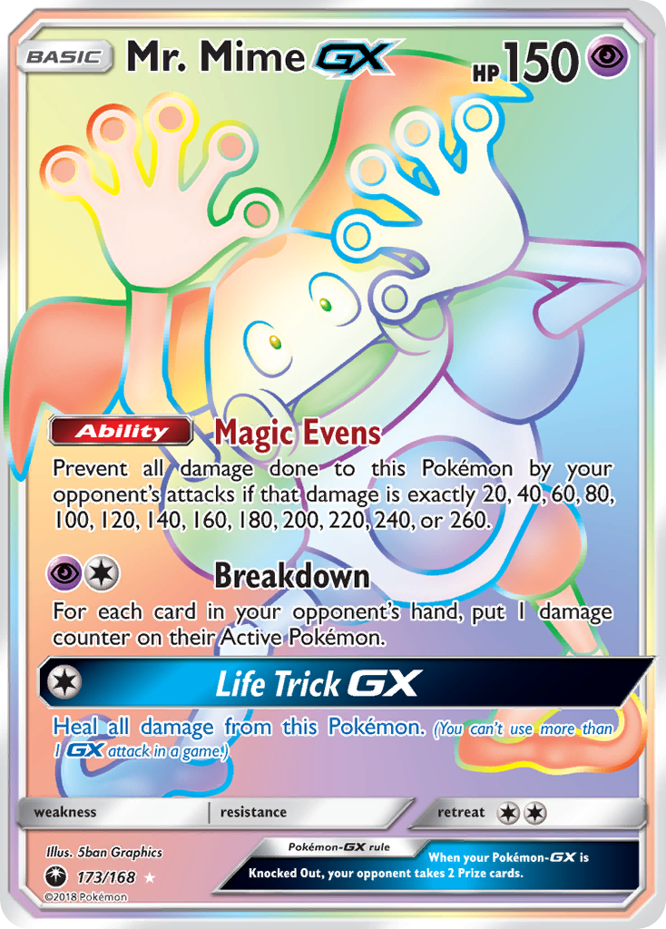 Mr. Mime GX (173/168) [Sun & Moon: Celestial Storm] | Deep Dive Games St. Marys