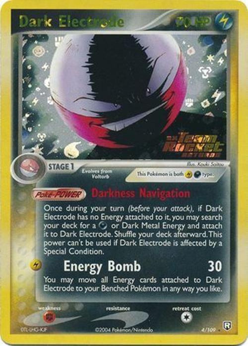 Dark Electrode (4/109) (Stamped) [EX: Team Rocket Returns] | Deep Dive Games St. Marys