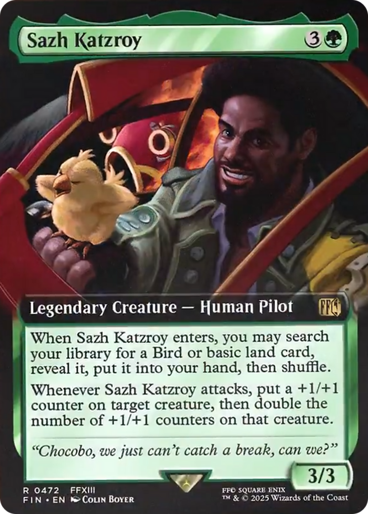 Sazh Katzroy (Extended Art) [FINAL FANTASY] | Deep Dive Games St. Marys