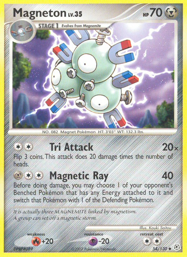 Magneton (54/130) [Diamond & Pearl: Base Set] | Deep Dive Games St. Marys