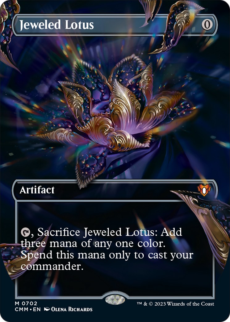Jeweled Lotus (Borderless Frame Break) [Commander Masters] | Deep Dive Games St. Marys