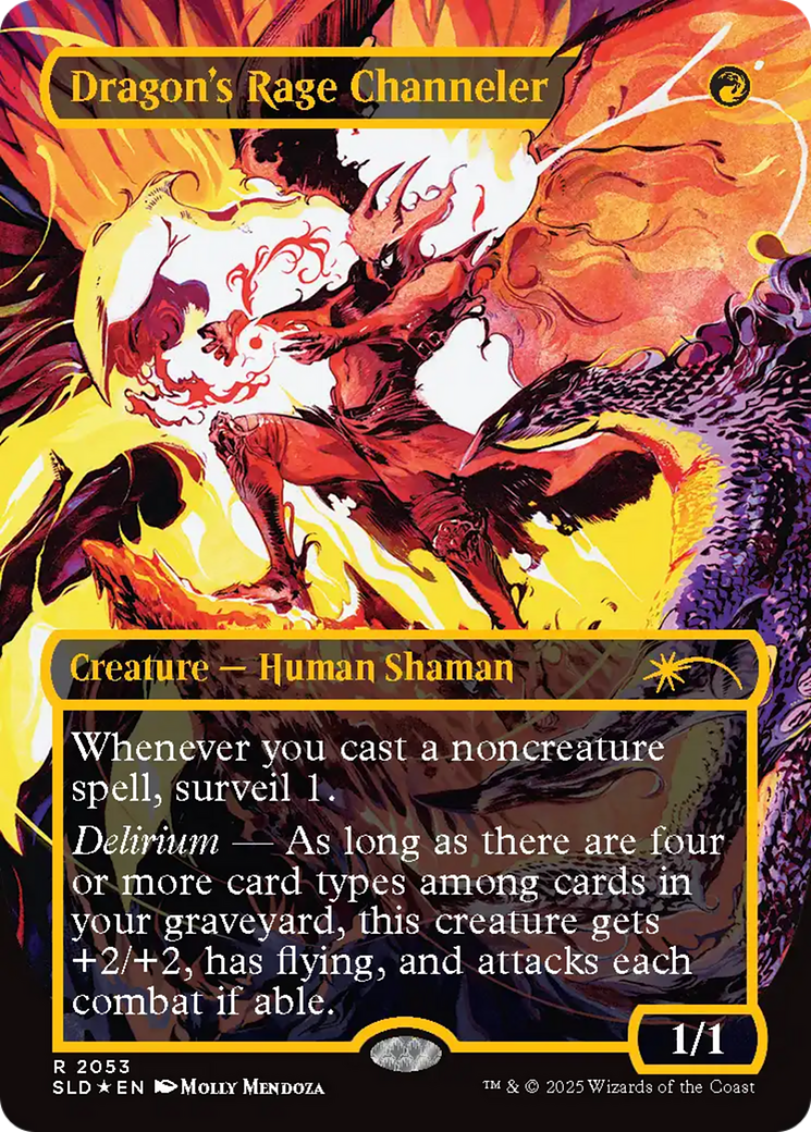 Dragon's Rage Channeler (2053) (Raised Foil) [Secret Lair Drop Series] | Deep Dive Games St. Marys