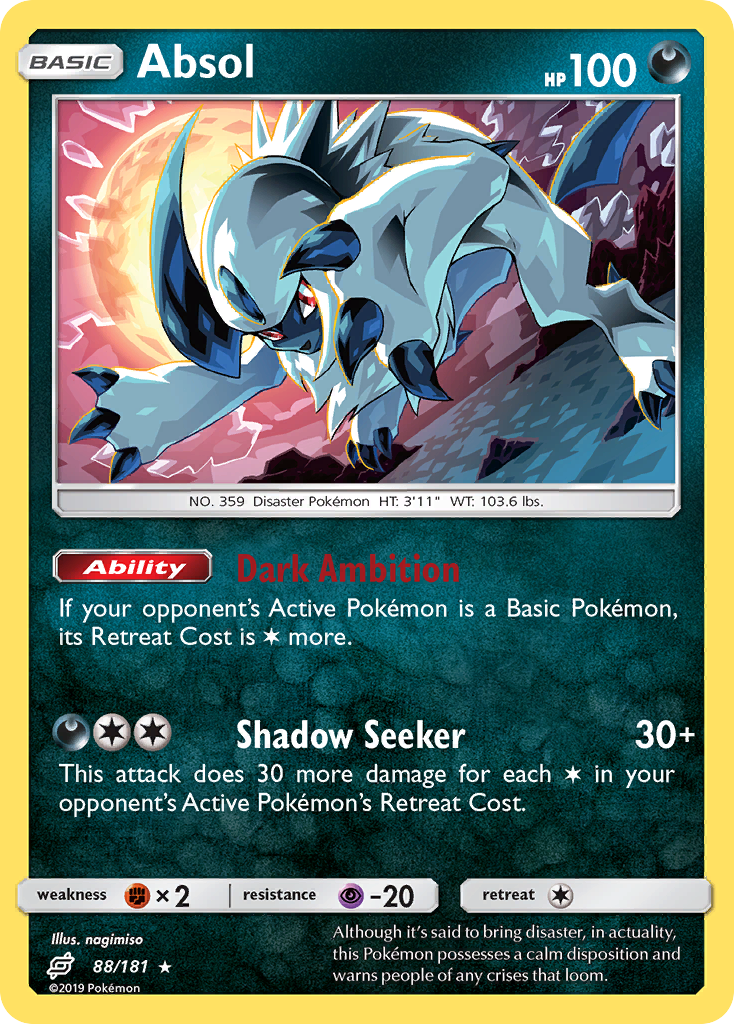 Absol (88/181) [Sun & Moon: Team Up] | Deep Dive Games St. Marys