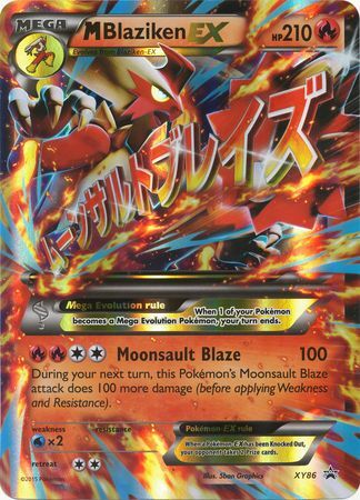 M Blaziken EX (XY86) (Jumbo Card) [XY: Black Star Promos] | Deep Dive Games St. Marys