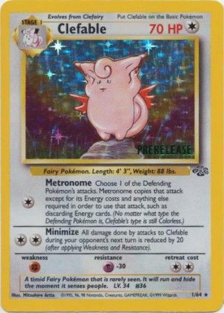 Clefable (1/64) (Prerelease Promo) [Jungle Unlimited] | Deep Dive Games St. Marys