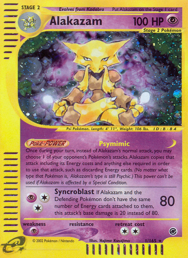 Alakazam (1/165) [Expedition: Base Set] | Deep Dive Games St. Marys