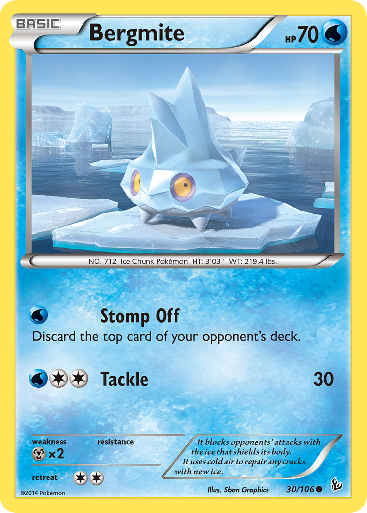 Bergmite (30/106) [XY: Flashfire] | Deep Dive Games St. Marys