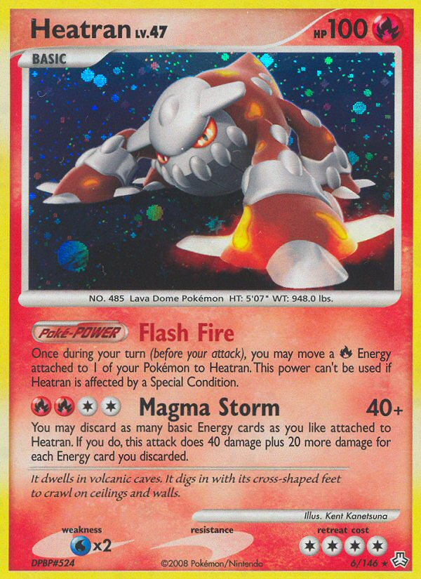 Heatran (6/146) [Diamond & Pearl: Legends Awakened] | Deep Dive Games St. Marys