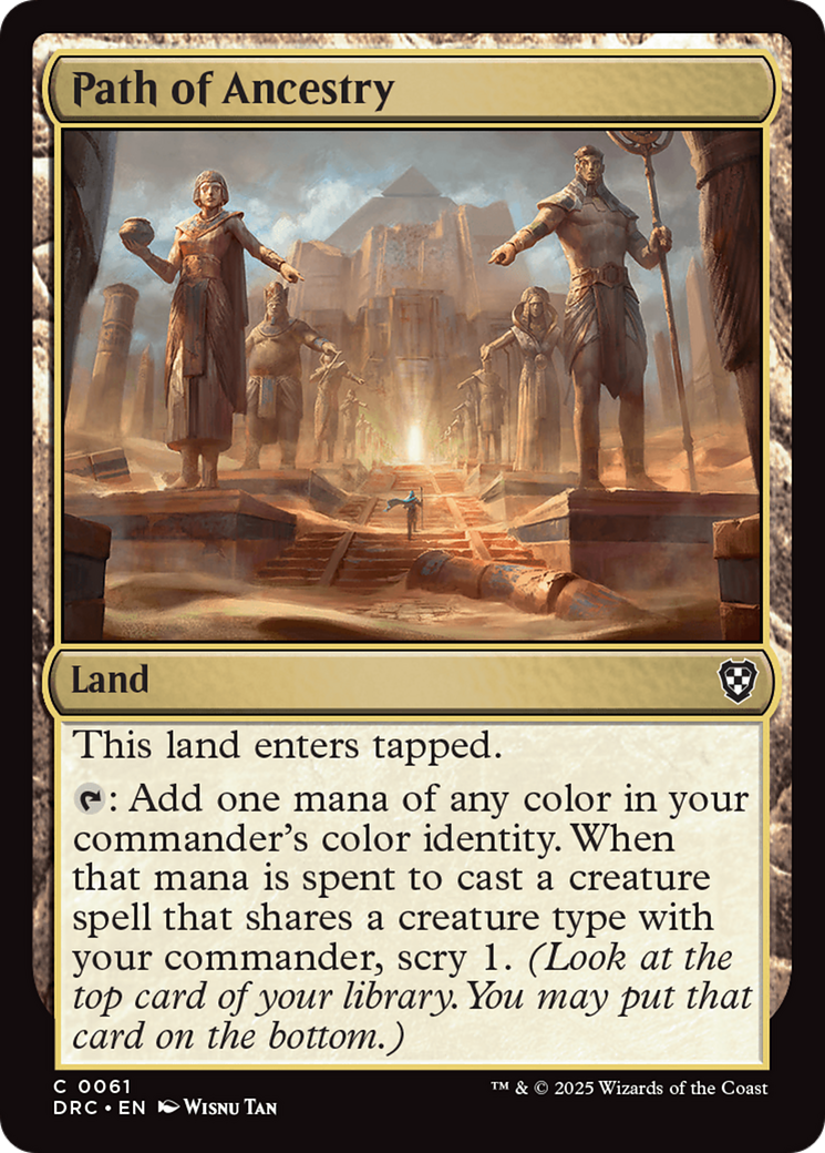 Path of Ancestry [Aetherdrift Commander] | Deep Dive Games St. Marys