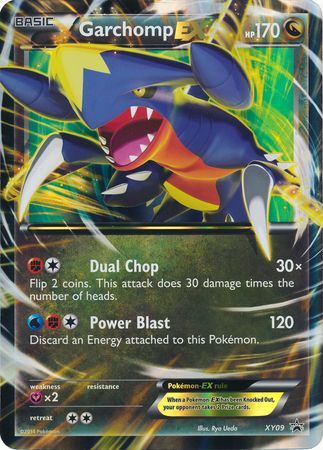 Garchomp EX (XY09) (Jumbo Card) [XY: Black Star Promos] | Deep Dive Games St. Marys