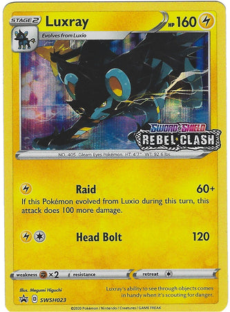 Luxray (SWSH023) (Prerelease Promo) [Sword & Shield: Black Star Promos] | Deep Dive Games St. Marys