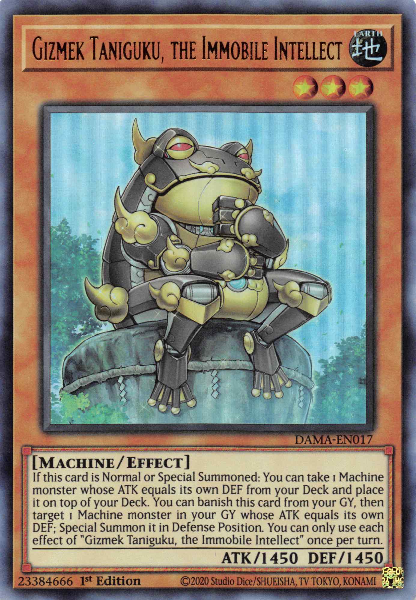 Gizmek Taniguku, the Immobile Intellect [DAMA-EN017] Ultra Rare | Deep Dive Games St. Marys