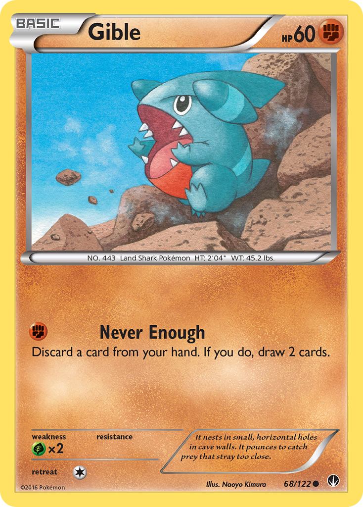 Gible (68/122) [XY: BREAKpoint] | Deep Dive Games St. Marys