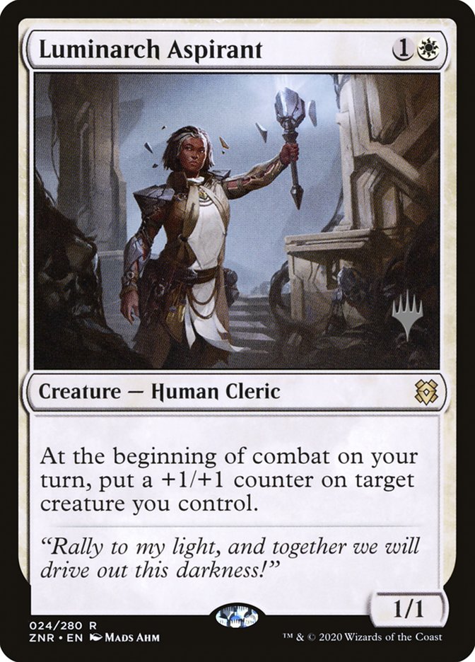 Luminarch Aspirant (Promo Pack) [Zendikar Rising Promos] | Deep Dive Games St. Marys