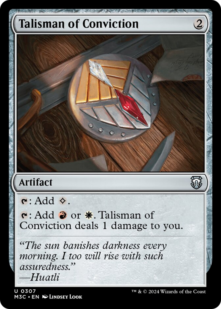 Talisman of Conviction [Modern Horizons 3 Commander] | Deep Dive Games St. Marys