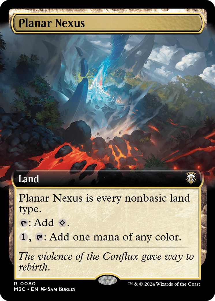 Planar Nexus (Extended Art) (Ripple Foil) [Modern Horizons 3 Commander] | Deep Dive Games St. Marys