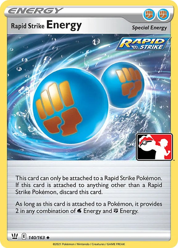 Rapid Strike Energy (140/163) [Prize Pack Series Two] | Deep Dive Games St. Marys