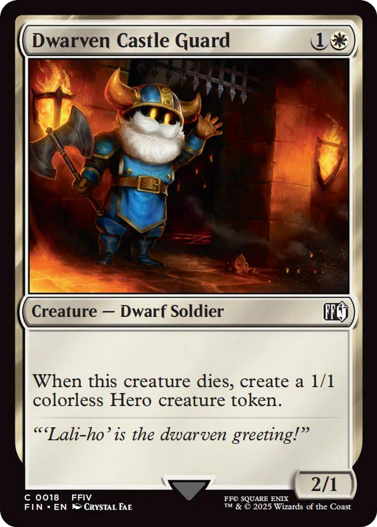 Dwarven Castle Guard [FINAL FANTASY] | Deep Dive Games St. Marys