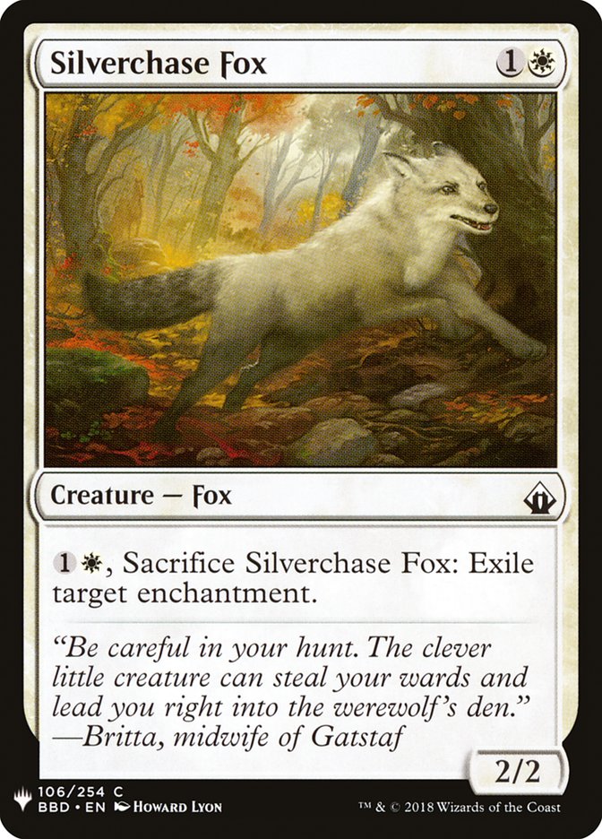 Silverchase Fox [Mystery Booster] | Deep Dive Games St. Marys
