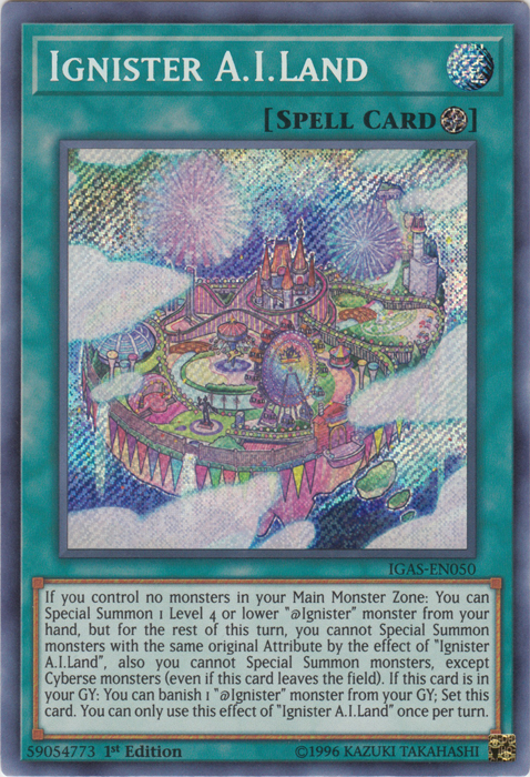 Ignister A.I.Land [IGAS-EN050] Secret Rare | Deep Dive Games St. Marys