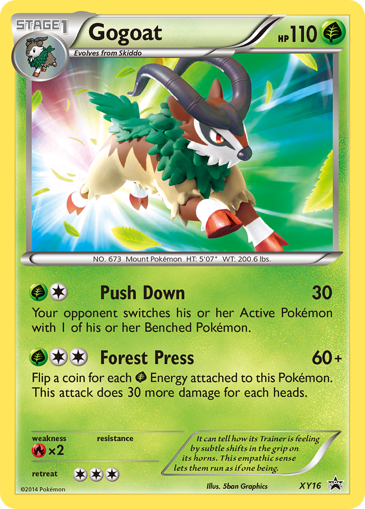 Gogoat (XY16) [XY: Black Star Promos] | Deep Dive Games St. Marys