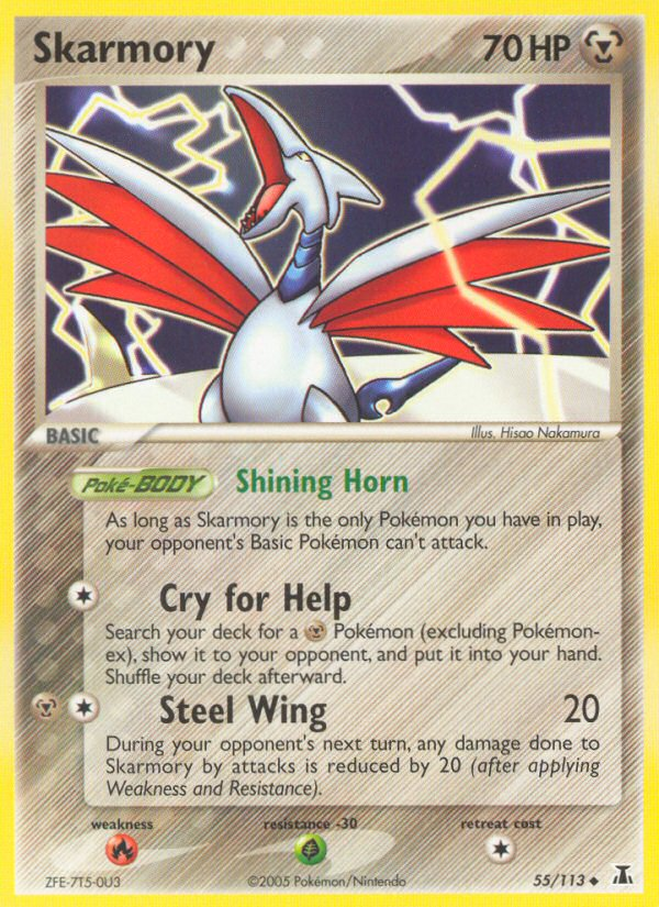 Skarmory (55/113) [EX: Delta Species] | Deep Dive Games St. Marys