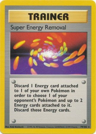 Super Energy Removal (79/102) [Base Set Unlimited] | Deep Dive Games St. Marys