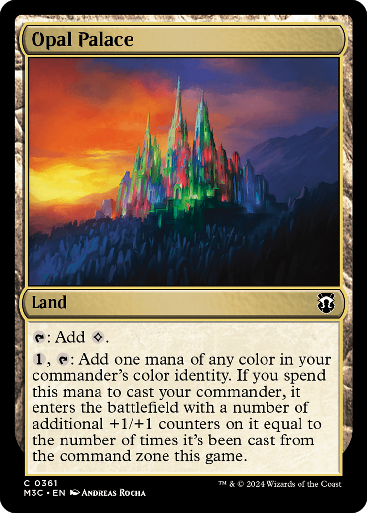 Opal Palace (Ripple Foil) [Modern Horizons 3 Commander] | Deep Dive Games St. Marys