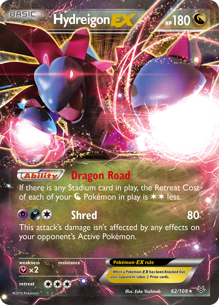 Hydreigon EX (62/108) [XY: Roaring Skies] | Deep Dive Games St. Marys