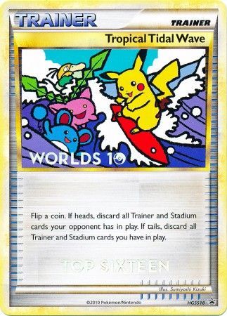 Tropical Tidal Wave (HGSS18) (Top 16) [HeartGold & SoulSilver: Black Star Promos] | Deep Dive Games St. Marys