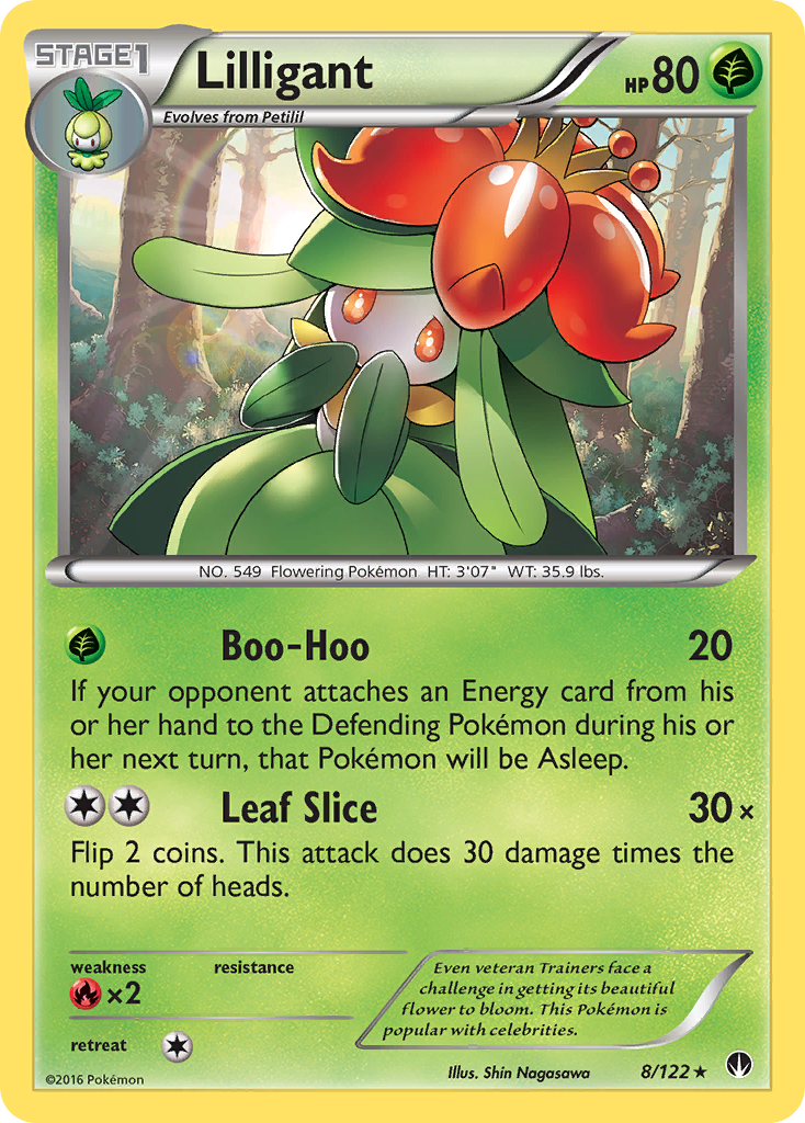 Lilligant (8/122) [XY: BREAKpoint] | Deep Dive Games St. Marys