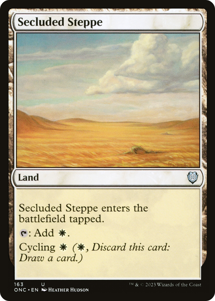 Secluded Steppe [Phyrexia: All Will Be One Commander] | Deep Dive Games St. Marys