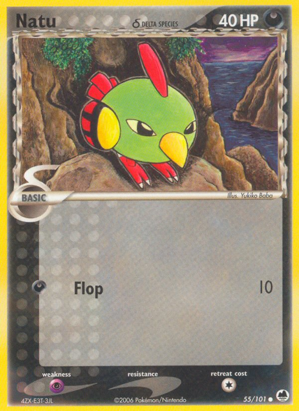 Natu (55/101) (Delta Species) [EX: Dragon Frontiers] | Deep Dive Games St. Marys