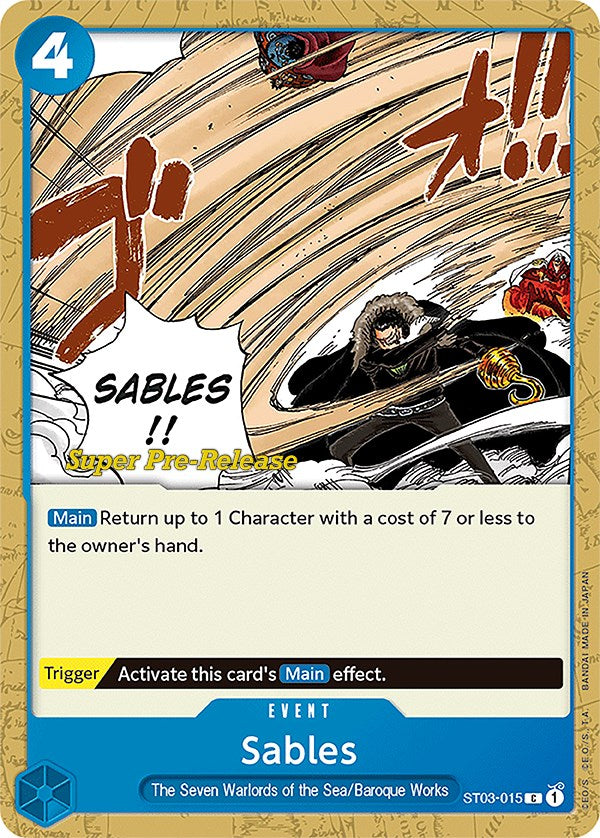 Sables [Super Pre-Release Starter Deck: The Seven Warlords of the Sea] | Deep Dive Games St. Marys