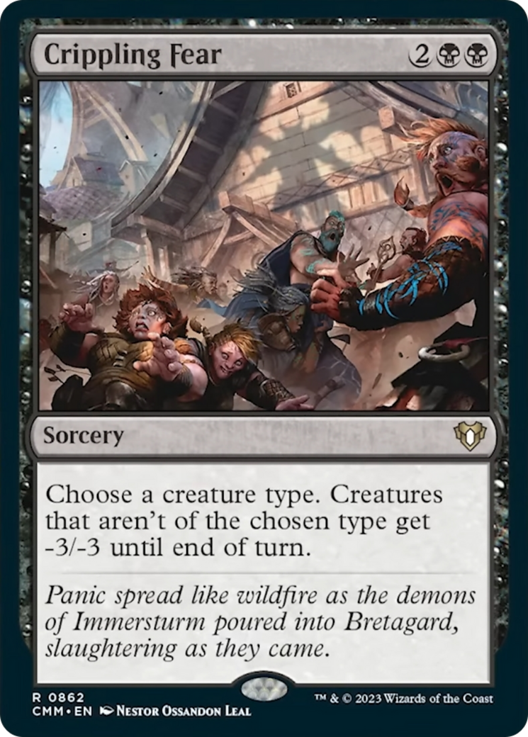 Crippling Fear [Commander Masters] | Deep Dive Games St. Marys