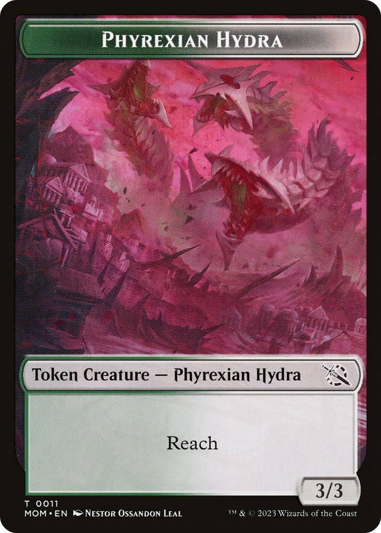 Phyrexian Myr // Phyrexian Hydra (11) Double-Sided Token [March of the Machine Tokens] | Deep Dive Games St. Marys