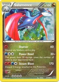 Salamence (57/108) (Cosmos Holo) (Blister Exclusive) [XY: Roaring Skies] | Deep Dive Games St. Marys