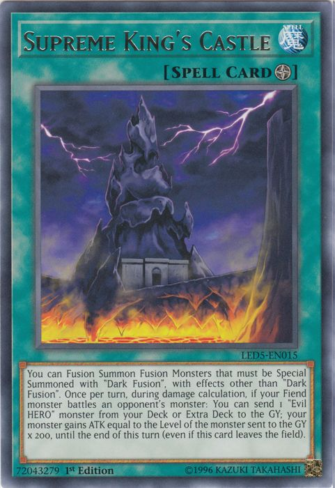 Supreme King's Castle [LED5-EN015] Rare | Deep Dive Games St. Marys