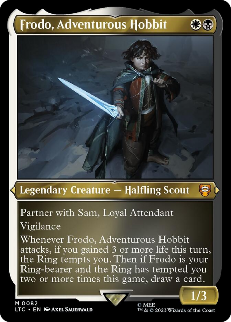 Frodo, Adventurous Hobbit (Display Commander) [The Lord of the Rings: Tales of Middle-Earth Commander] | Deep Dive Games St. Marys