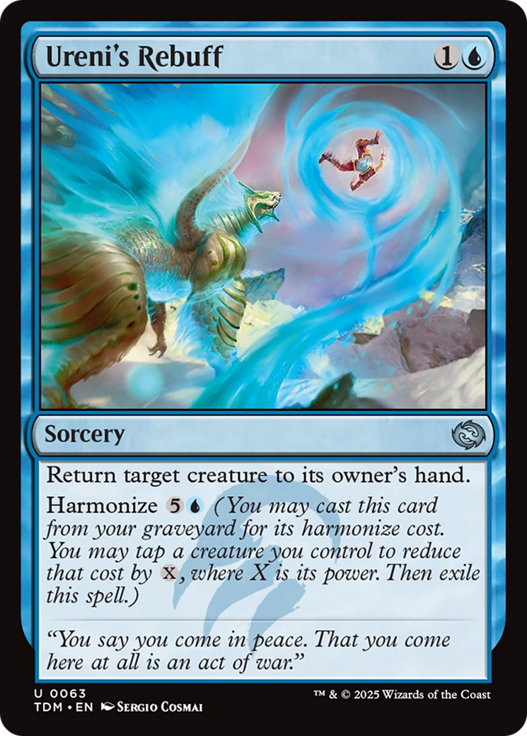Ureni's Rebuff [Tarkir: Dragonstorm] | Deep Dive Games St. Marys